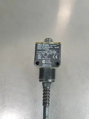 Allen Bradley 42EF-D1MPAK-Y4 Photoelectric Sensor, 500mm, 11-30VDC. 5E-34/6