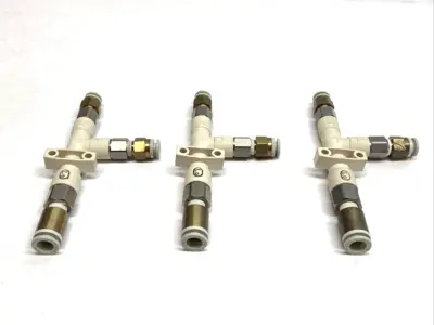 Used SMC Vacuum Ejector FNIP LOT OF 3 Vacuum Pumps Michigan US | Maverick Industrial Sales #1392289