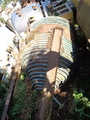 2050 L S/S Half Coiled Enclosed Vessel