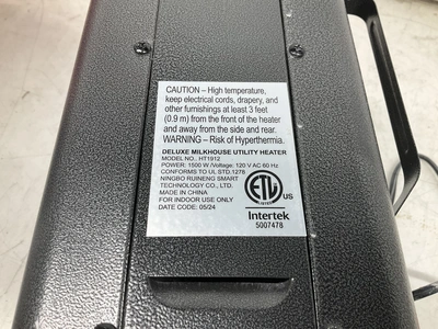 Used WEWARM HT1912 Heaters Michigan US | Miedema Asset Management Group #1411209