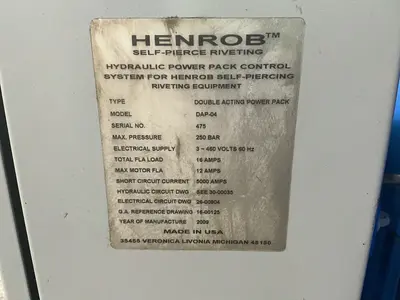 Used 2009 HENROB DAP04 Pumps Ohio US | HGR 24 #1446136