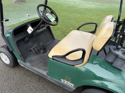 (1) 2015 E-Z-Go golf cart with a Kawasaki gas engine, does not include Club canopy, ball cover, club...