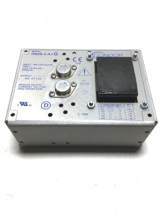 Used CONDOR HN28-3-A Power Supplies | Moses B Glick #991023