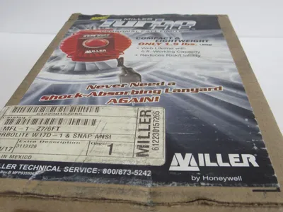 NEW MILLER HONEYWELL MFL-1-Z7/6FT RETRACTING LURBOLITE FALL LIMITER MFL1Z76FT