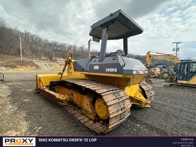 Used 1992 KOMATSU D65PX-12 LGP Bulldozers New Jersey US | Proxy Equipment #1388589