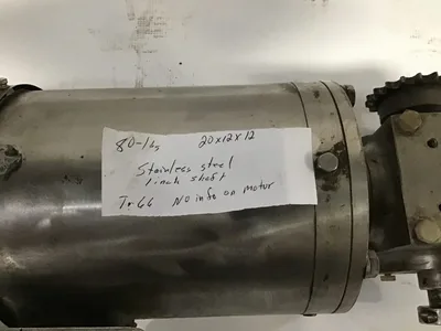 Grove Gear SSHMQ81880H15616 Right Angle Stainless Steel Washdown Worm Reducer