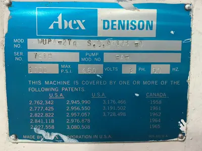Used DENISON WUPA2TR  SO94308D Hydraulic Presses Ohio US | HGR 24 #1304844