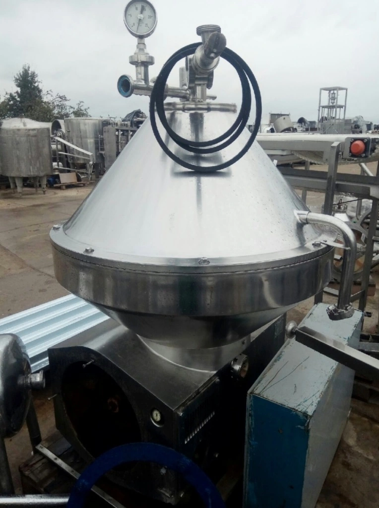 KMA Nagema SMZC 1.13 self-cleaning milk separator, 316SS.