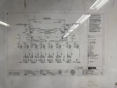 MV Double-Ended Unit Substation - 2 x 2000/3000kVA, 13.8kV Transformers w/ 4160V Ampgard Switchgear