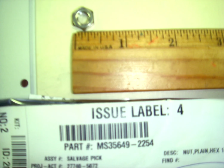 New | in-Stock Machine Screw Nuts MS35649-2254 Hardware Washers Arizona US | ASSET CONVERSION SPECIALISTS, INC. #312100