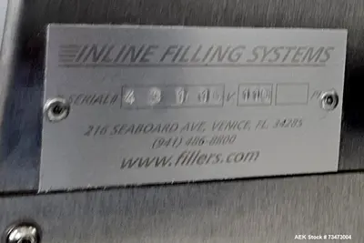 USED INLINE FILLING SYSTEMS NT CAPPER