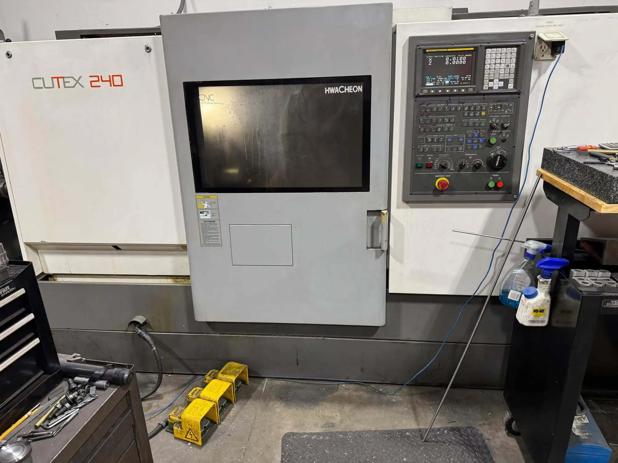USED 2007 HWACHEON CUTEX 240