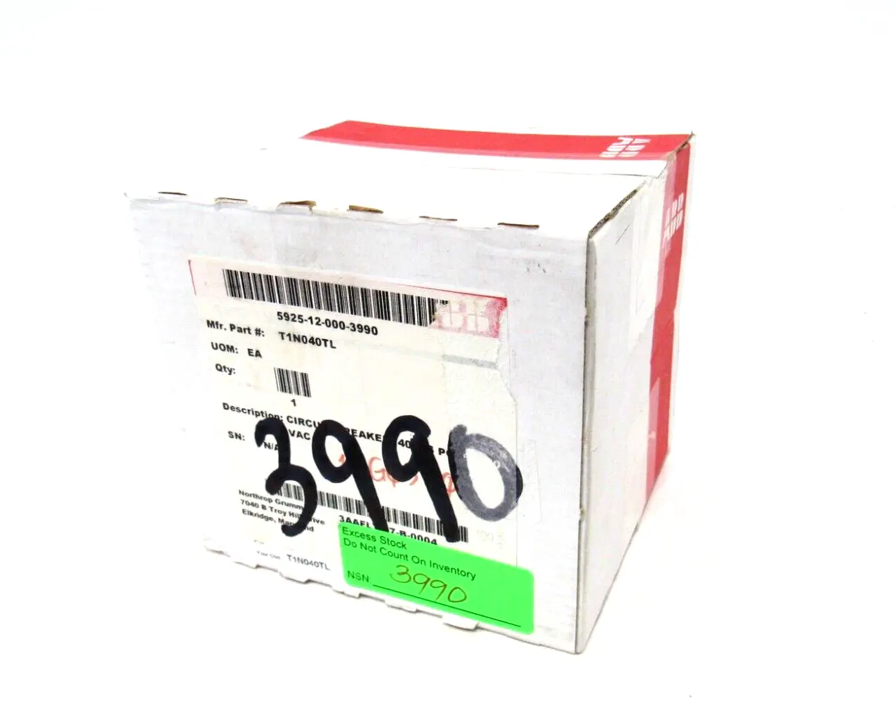 NEW ABB T1N040TL CIRCUIT BREAKER