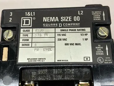 New | in-Stock SQUARE D 8536 SAG 11 Miscellaneous Equipment (Electrical & Power) | Surplus Asset Holdings #1201701