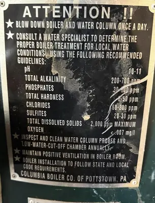 Used 2014 COLUMBIA CT-20 Boilers Ohio US | C3 SURPLUS LLC #1459988