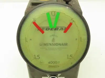 Mahr Federal D4000 D-4000 Dimensionair Air Gage 0-1.5 Dial 4000:1 .000025