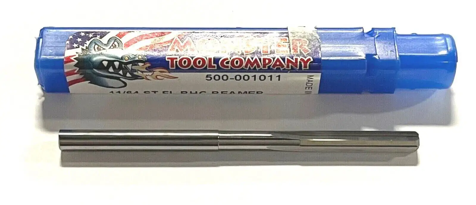 Monster Tool 11/64" Solid Carbide Chucking Reamer Straight Flute USA Made