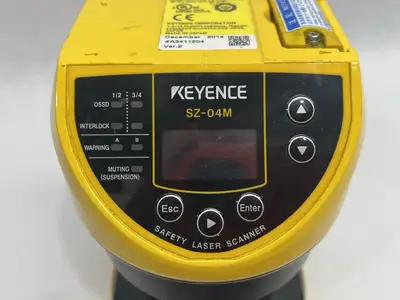 Used KEYENCE Safety Laser Scanner Main Unit, Multi-function Type, SZ Series Sensors Michigan US | Maverick Industrial Sales #1390648