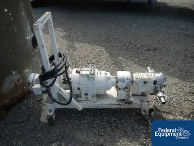 USED Waukesha Cherry-Burrell 1.5" Waukesha Rotary Lobe Pump, S/S, 2 HP