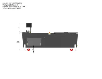 New | in-Stock LINEMODS STEALTH 207 Screen Printing Conveyor Dryers Michigan US | Capital Mailing Equipment #1494270