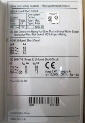 NEW Eaton ND312WKA06U18Y04