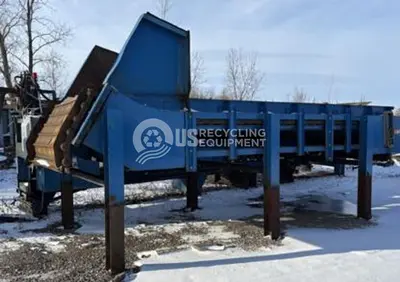 USED 2012 ENDURAVEYOR 72" WIDE CLEATED STEEL BELT CONVEYOR