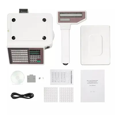 Digital Deli Meat Food Computing Retail Price Scale 66LBs Retail with TD printer