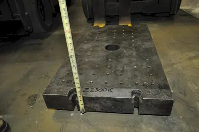 41" X 24" X 4" Bolster Plate