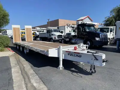 New | in-Stock 2026 FELLING FT-50-3 LP Low Bed Trailers California US | Commerce Truck Equipment Sales #1548800