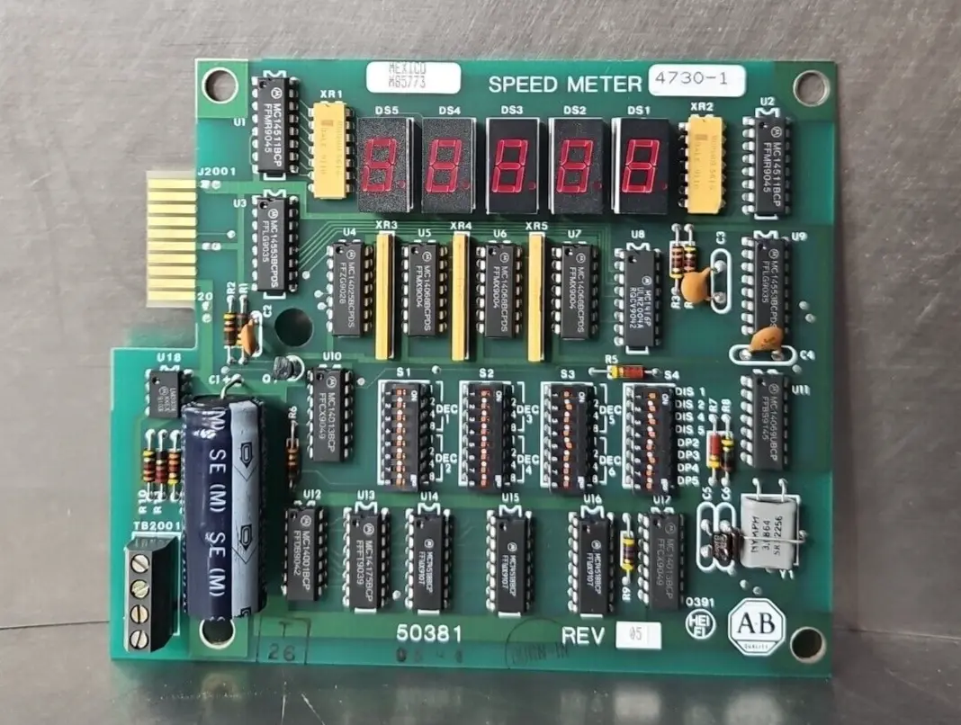 Allen Bradley 50381 Drive Speed Meter Board loc3D38