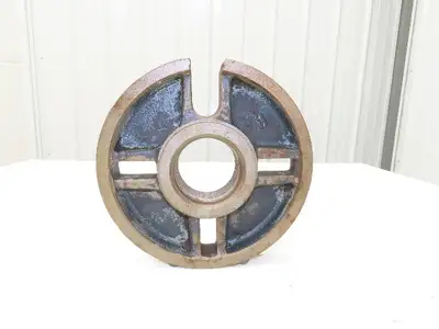 Slotted Lathe Dog Drive Face Plate Cast Iron 	2-3/4-5 Direct Screw 9"OD