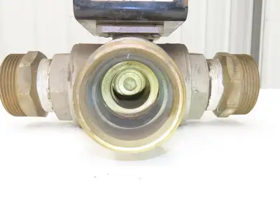 Bettis RPB2250-SR4  2"NPT 3-Way Ball Valve 316SS w/Pneumatic Actuator 120psi