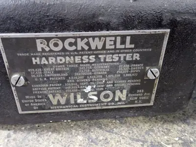 Used WILSON 3R Hardness Testers | HGR 24 #744760