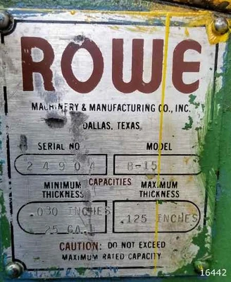 USED ROWE B-15