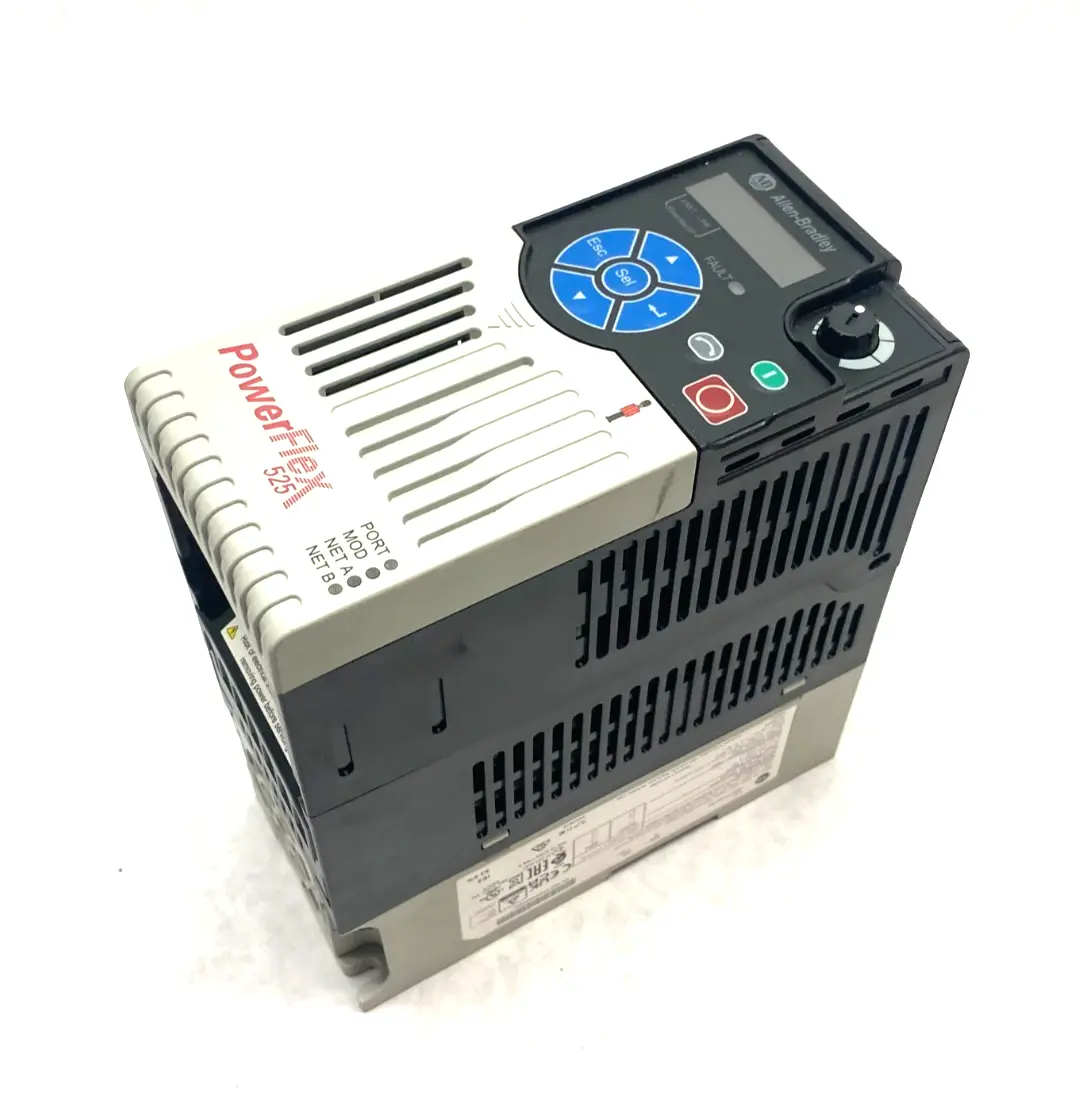 USED ALLEN-BRADLEY SER. A POWERFLEX 525 0.4KW (0.5HP) AC DRIVE 3-PHASE