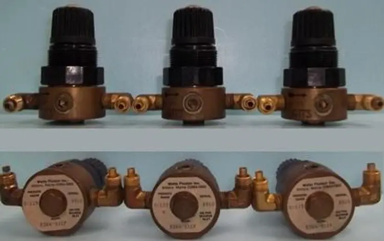Used FLUID AIR 20647 Air Pressure Regulators Texas US | Bamko Surplus Process Equipment #930706