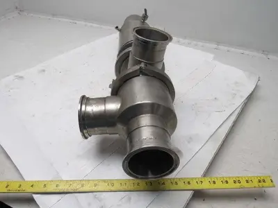 APC 3" 3A Air Operated Sanitary Divert Valve