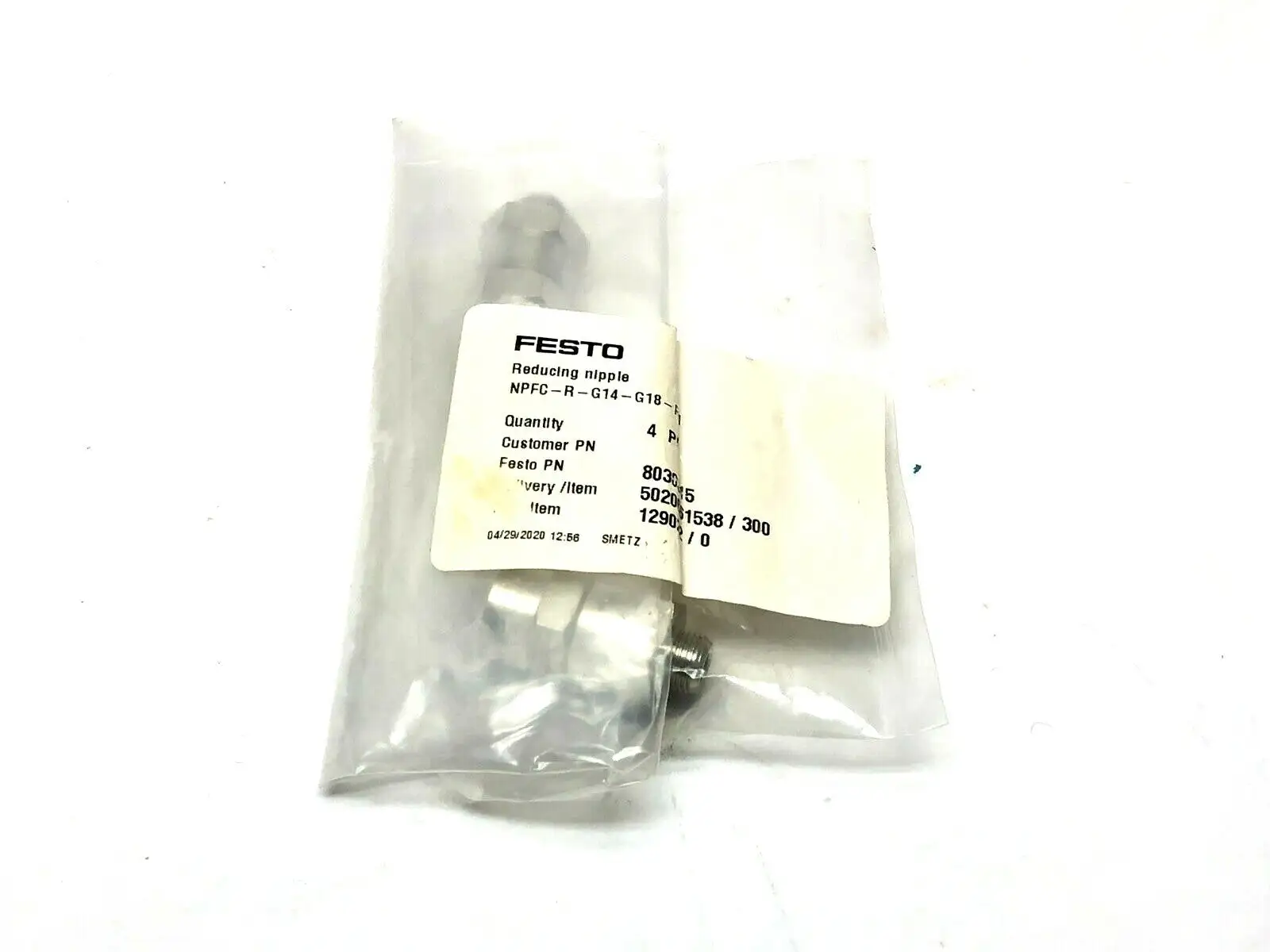 NEW FESTO REDUCING NIPPLE
