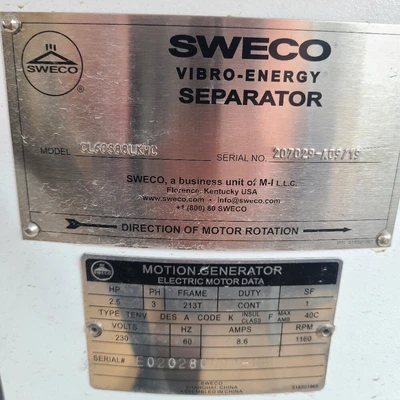 Used 2019 SWECO SEPARATORS CL60S88LKWC Sweco Screens British Columbia CA | Savona Equipment LTD #1373097