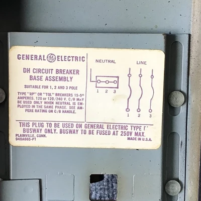 Used GE DFPTQLX3 Misc Electrical & Power Parts California US | Davliegogo LLC #1709688