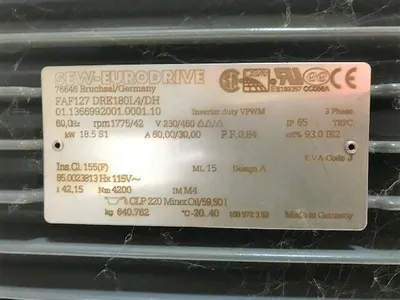 Used SEW-EURODRIVE _UNKNOWN_ Gearmotors West Virginia US | Cooper Industries #1409270