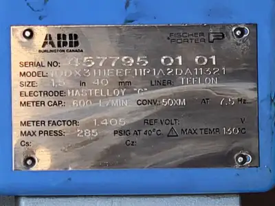 USED FISCHER PORTER 10DX3111EEE11P1A2DA11321