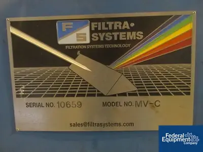 USED Filtra Systems Filtra Systems Filtration System, Model MV-C
