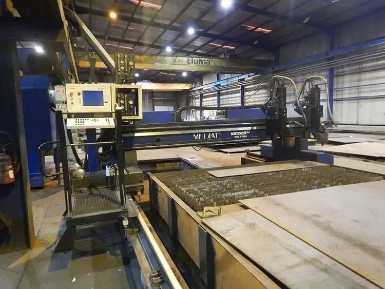 Used MESSER GRIESHEIM 21 000 X 3000 MM (2X PLASMA) Plasma Cutters | Apt International N.V #373271