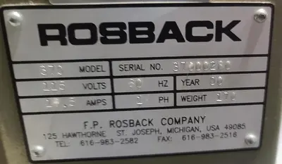USED 2000 ROSBACK 370