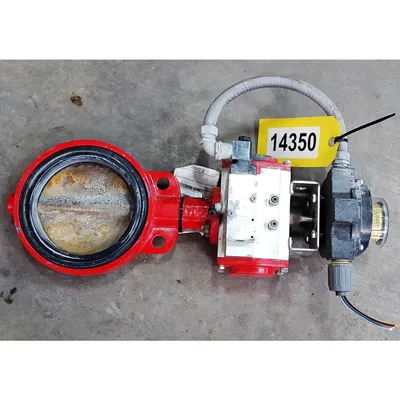 Used Bray 6" Wafer Butterfly Valve - Automated