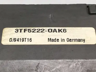 USED SIEMENS 3TF5222-0AK6