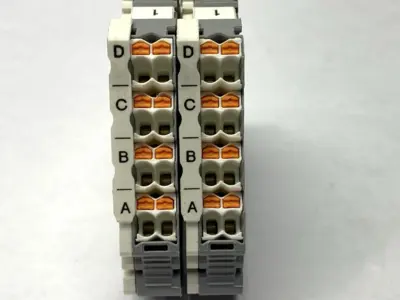 USED PHOENIX CONTACT MARSHALLING PANEL TERMINAL BLOCK 3270115 LOT OF 2