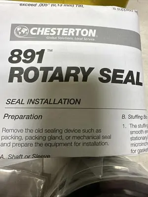 New | in-Stock CHESTERTON 891-19 RU TC/S Pump & Valve Parts Ohio US | Surplus Asset Holdings #1242200
