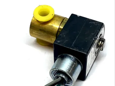 Used Parker 2-Way NC Brass Solenoid Valve 1/4" NPT 24VDC Solenoid Valves Michigan US | Maverick Industrial Sales #1401354